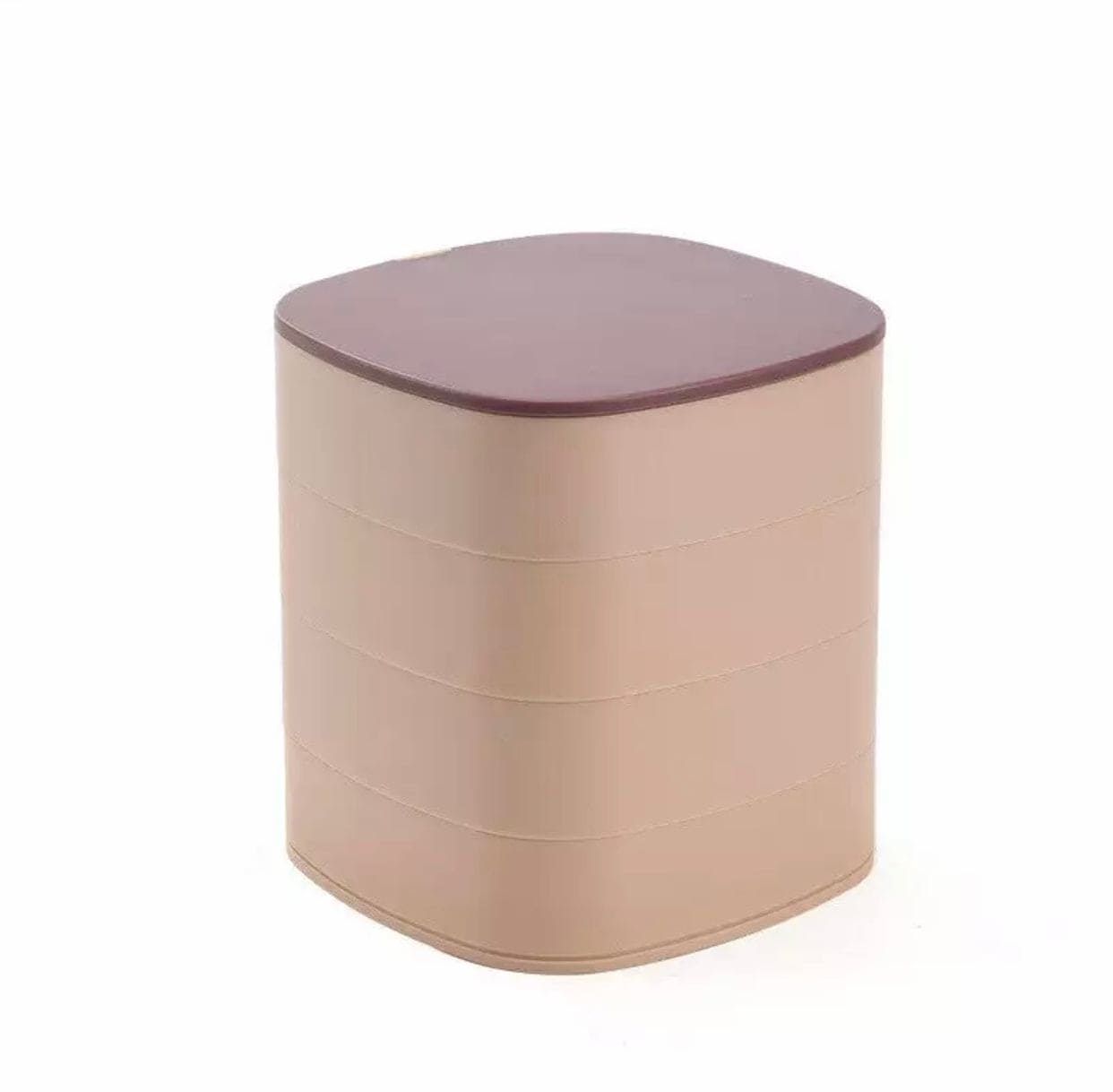 360° Rotatable Jewellery Organizer Box with Mirror, 4 Layer Jewellery Box, Storage Case for Earrings, Necklaces, Bracelets, Rings 360° Rotatable Jewellery Organizer Box with Mirror, 4 Layer Jewellery Box, Storage Case for Earrings, Necklaces, Bracelets, Rings